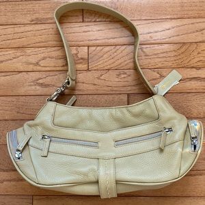 Multiple pockets leather shoulder Bag